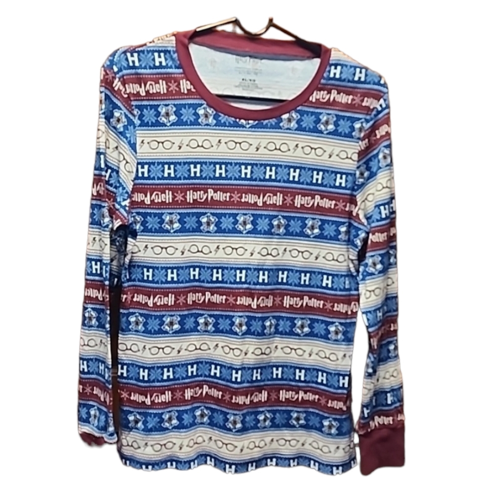 HARRY POTTER Thermal Pajama Sleepwear Size XL - Picture 2 of 3